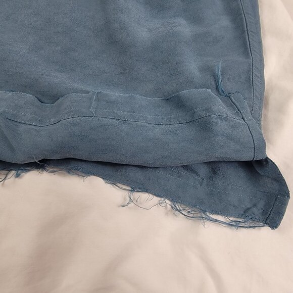 REI Mens XL Blue Short Sleeve Button Up Shirt Casual Camping Outdoor Summer - Picture 7 of 13